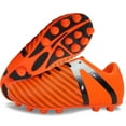 thumbnail image 1 of Vizari USA Impact Firm Ground Soccer Cleats for Kids – Comfortable, Lightweight, and Durable Shoes for Toddlers, Little Kids, and Big Kids - Orange/Silver, 4, 1 of 6