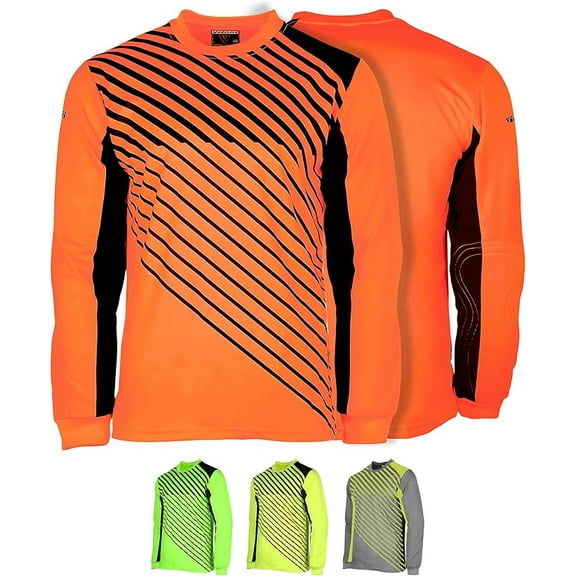 Vizari Arroyo Adult Soccer Goalie Jersey | Lightweight Goalkeeper Jersey with Padded Long Sleeve for Men and Women