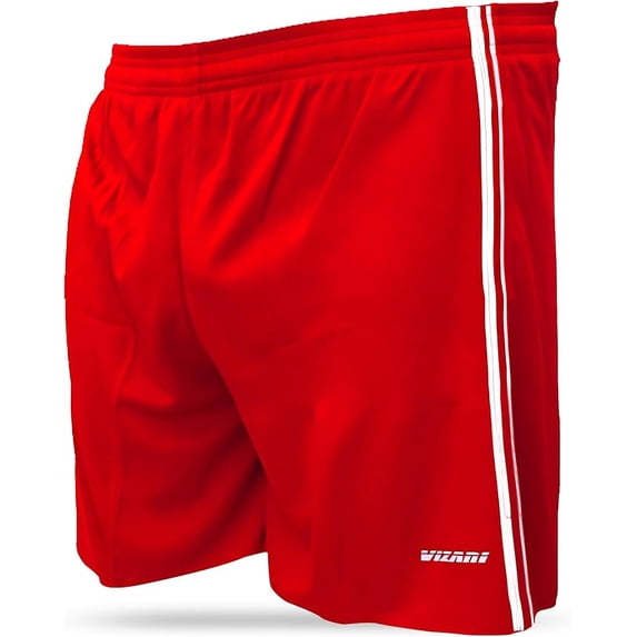 Vizari Athletic Shorts for Adult | Breathable Polyester Perfect for Soccer, Gym, Running, and Sports Play