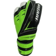 Vizari Avio F.P. Soccer Goalkeeper Glove | for Kids and Adults | Black/Green | Size - 5