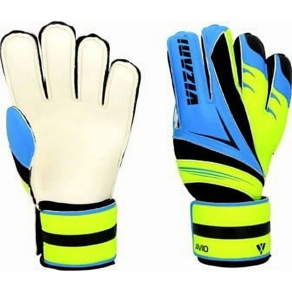 Vizari Avio F.P. Soccer Goalkeeper Goalie Gloves - Superior Grip, All Skill Levels - Non-Slip Receiver Gloves for Youth and Adults