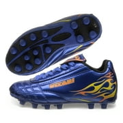 Vizari Blaze FG Kids Soccer Cleats | Synthetic Leather Upper Blaze Soccer Cleats with Lightweight Feel for Boys and Girls | Premium Soccer Cleats with Two-Tone Color for Kids