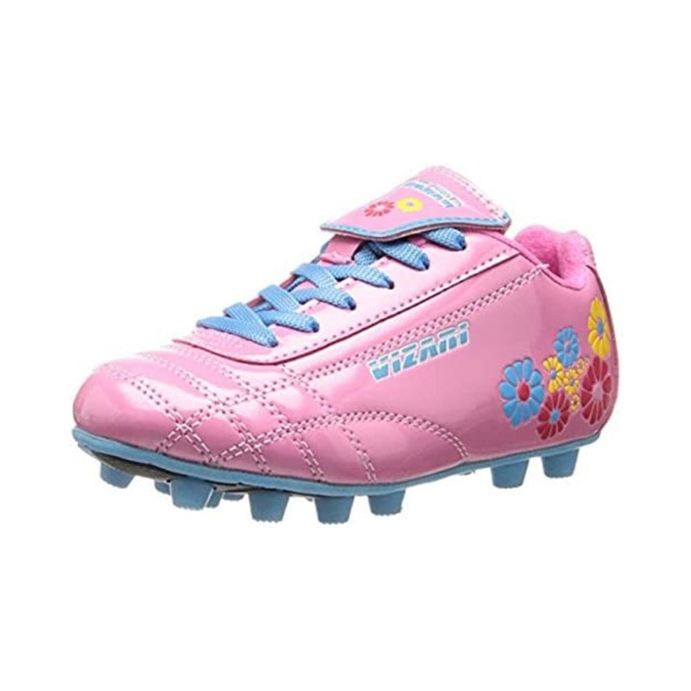 Vizari Blossom FG Soccer Shoe for Toddler/Little Kid | Synthetic Leather, Machine Washable, Unique Graphics, Comfortable Design, Durable Rubber Outsole (Toddler/Little Kid)