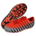 thumbnail image 1 of Vizari Bolt Firm Ground Soccer Cleats for Kids – Durable, Comfortable, and Stylish Boys and Girls Soccer Shoes with Traction - Red/Black/Silver, 11, 1 of 5