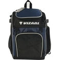 thumbnail image 1 of Vizari 'Cambria' Soccer Backpack | Versatile Multiple Sports Bag for Ultimate Convenience | For Youth and Adults - Navy/White, 1 of 5