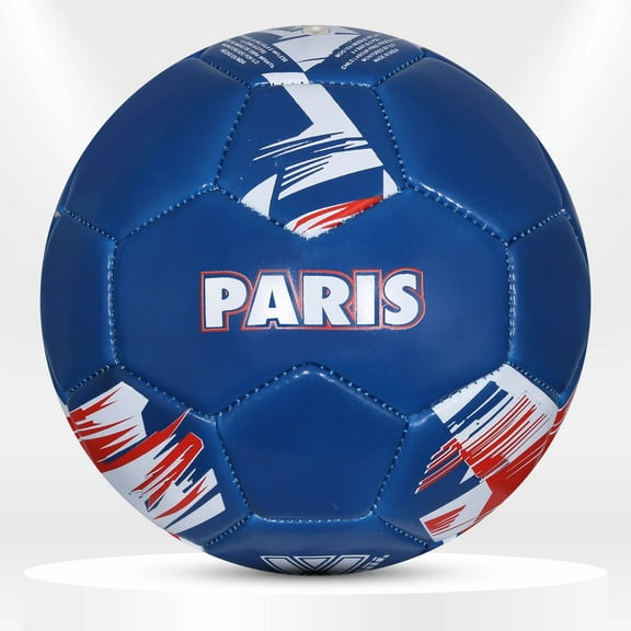 Vizari Club Soccer Ball for Youth & Adults | Sizes Mini, 3, 4, 5 | Perfect for Training & Matches - PARIS, 3