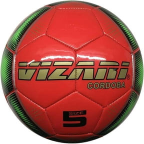 &nbsp;Vizari Cordoba Soccer Ball | Sizes 3, 4, 5 | Durable for Youth & Adult Play - RED, 5
