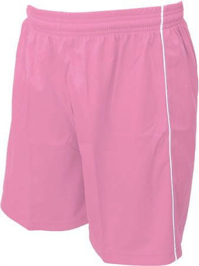 Vizari Mens Dynamo Shorts for Soccer and other Sports- Pink, Youth Medium