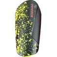 thumbnail image 1 of Vizari 'Elite' Slip-in Soccer Shin Guards with Compression Sleeve Black/Yellow/Red Size L, 1 of 1