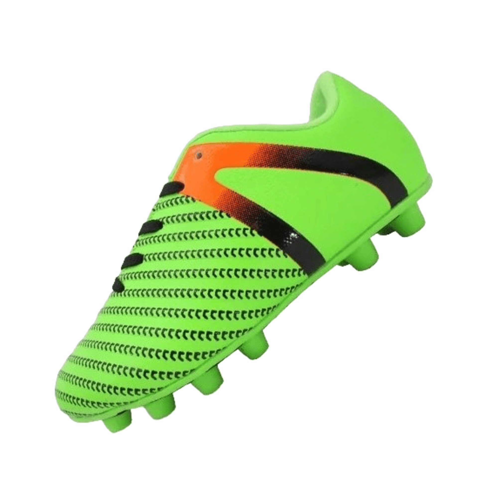 Vizari USA Impact Firm Ground Soccer Cleats for Kids – Comfortable, Lightweight, and Durable Shoes for Toddlers, Little Kids, and Big Kids - Green/Orange, 4