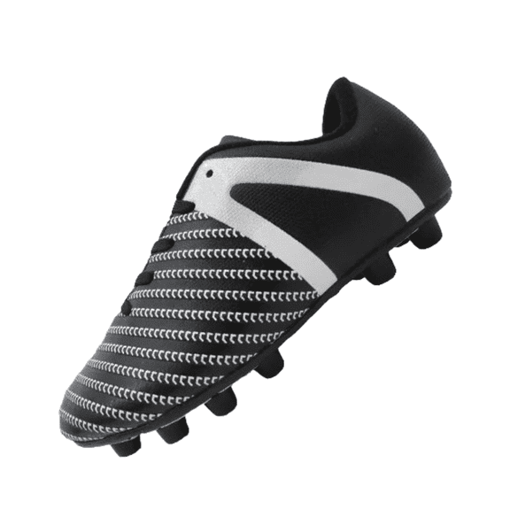 Vizari USA Impact Firm Ground Soccer Cleats for Kids – Comfortable, Lightweight, and Durable Shoes for Toddlers, Little Kids, and Big Kids - Black/White, 5