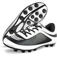 thumbnail image 1 of &nbsp;Vizari USA Infinity Soccer Cleats for Kids – Lightweight, Durable Youth Firm Ground Soccer Shoes for Boys and Girls - White/Black, 10.5, 1 of 5