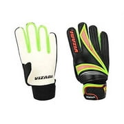 Vizari Junior Keeper Glove - Professional Soccer Goalkeeper Goalie Gloves for Kids and Adults - Superior Grip, Durable Design, Secure Fit - Black/Green,Size -8