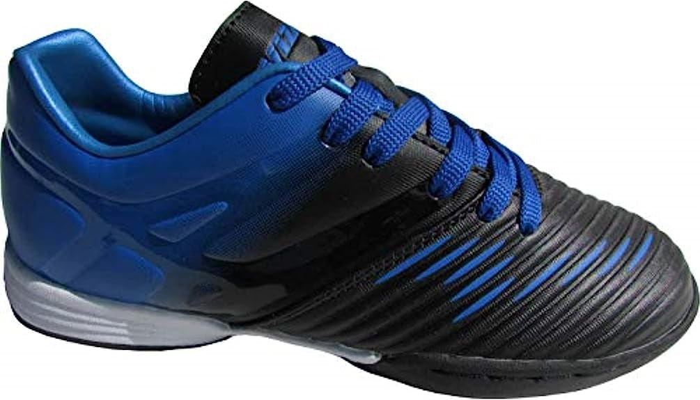 Vizari Kids Liga Indoor Soccer Shoes For Boys and Girls- Blue/Black - 1 ...