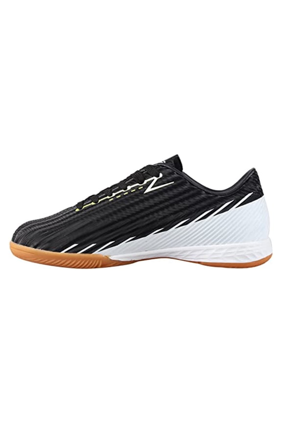 Kids Tesoro Junior Indoor Soccer Shoes for Boys and Girls - Black / White