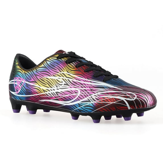 Vizari Ladera FG Soccer Cleats for Men & Women | Comfortable Outdoor Football Shoes for Training & Matches - BLACK, 11