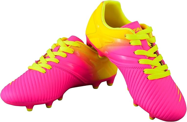 Vizari Liga FG - Scarpe Da Calcio Bambino, Sintetiche, Bicolore, Resistenti All'Acqua - Ideali Per Esterno - 2