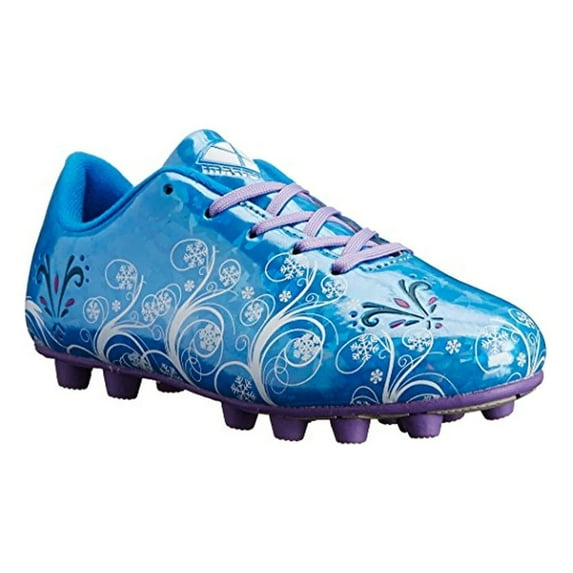  Vizari Frost Firm Ground Soccer Cleats for Kids – Comfortable, Durable, and Stylish Youth Soccer Shoes for Boys and Girls - Blue/Purple, 10