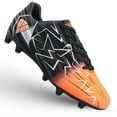 thumbnail image 1 of Vizari Lucia Junior Firm Ground Soccer Cleats for Kids – Comfortable, Durable, and Stylish Soccer Shoes for Boys and Girls, Aqua/Lime, 11, 1 of 8