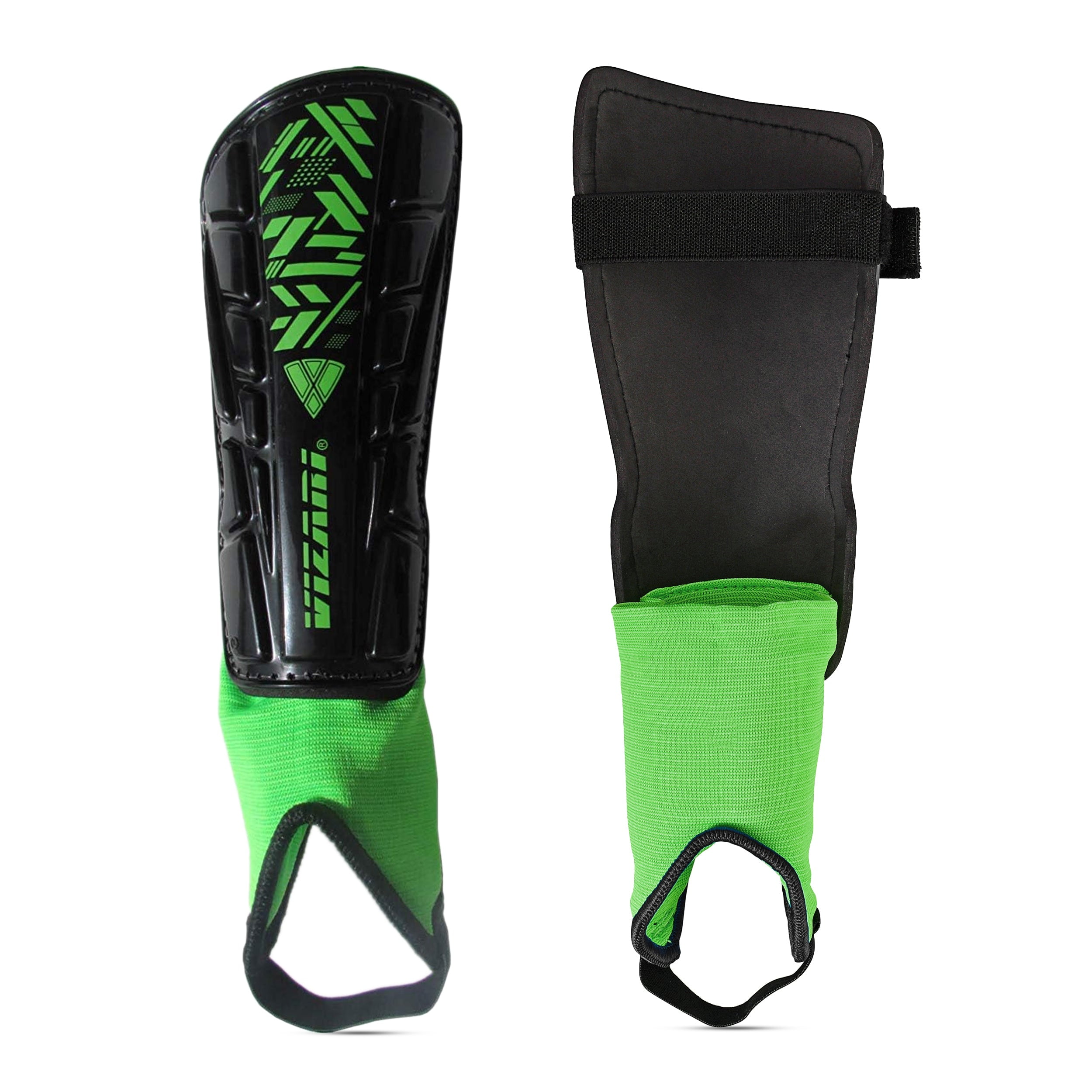 VIZARI Youth Lightweight Soccer Shin Guards for Kids Boys Girls