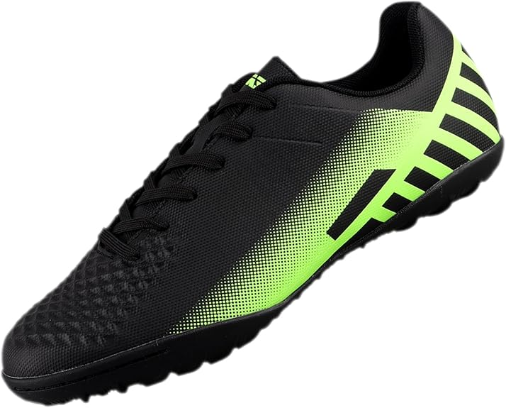 Vizari Santos Turf Soccer Cleats For mens And Women | Football Turf Shoes With Two-color Synthetic Upper | Mens Turf Soccer Shoes With Rubber Outsole | Durable Turf Cleats With Anti-stretch Lining