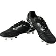thumbnail image 1 of Vizari Men's Valencia SG Soft Ground Soccer Shoes/Cleats for Soft or Wet Playing Surfaces and Fields - Black White, 1 of 4