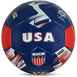 Umbro Scuff Soccer Ball Size 4 Red White and Blue - Walmart.com