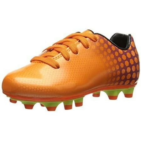 Vizari Palomar FG Soccer Cleat (Toddler/Little Kid/Big Kid), Orange/Purple, 13.5Y