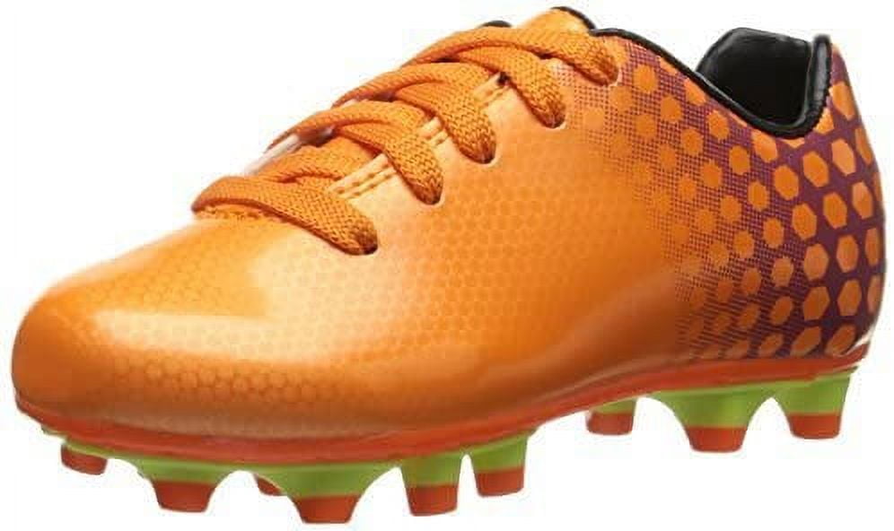Vizari Palomar FG Soccer Cleat (Toddler/Little Kid/Big Kid), Orange/Purple, 5.5J