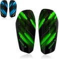 thumbnail image 1 of Vizari Unisex Slip-In Soccer Shin Guards for Adults and Youth | Lightweight Protective Gear for Big Kids and Teens - Green/Black, S, 1 of 5