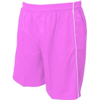 Pink soccer shorts best sale