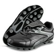 thumbnail image 1 of Vizari Youth Firm Ground Soccer Cleats – Comfortable, Durable Outdoor Soccer Shoes for Boys and Girls, Black, 3, 1 of 5