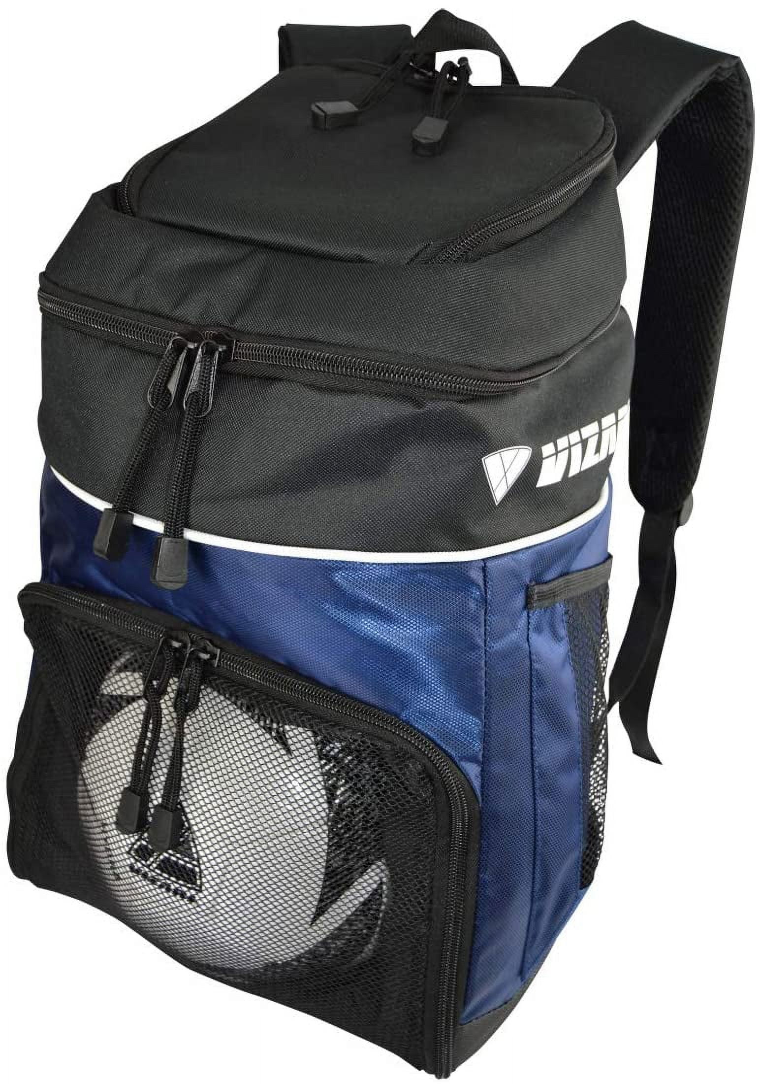 Vizari Titan Soccer Backpack With Ball Compartment and Vented Ball ...