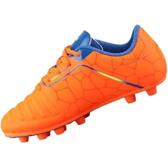 Vizari USA Catalina Firm Ground Soccer Cleats for Kids – Comfortable, Durable, and Traction-Ready Shoes for Boys and Girls - Orange, 1