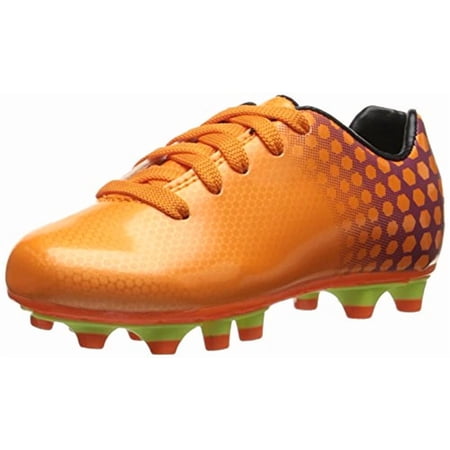 Vizari Palomar FG Soccer Cleat (Toddler/Little Kid/Big Kid), Orange/Purple, 11.5Y