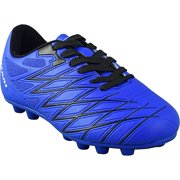 Vizari Unisex-Kid's Youth and Junior Boca Firm Ground (FG) Soccer Shoe | Color - Blue / Black | Size - 2.5