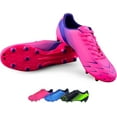 thumbnail image 1 of Vizari Ranger Firm Ground Soccer Cleats for Kids – Durable, Comfortable, and Lightweight Soccer Shoes for Toddlers, Little Kids, and Big Kids, Pink/Purple, 13.5, 1 of 5