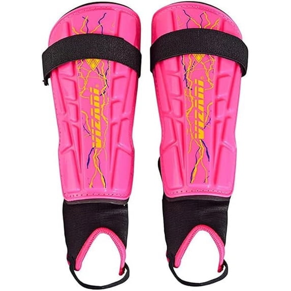 Vizari Zodiac Soccer Shin Guards with Ankle Protection for Kids, Youth, and Adults | Lightweight Protective Gear for Ages 3+ - PINK, S