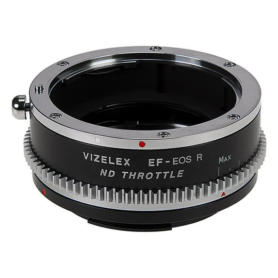 Vizelex ND Throttle Lens Mount Adapter Compatible with Canon EOS EF (NOT EF-S) DSLR Lens to Canon RF Mount Mirrorless Camera Body with Built-In Variable ND Filter (1 to 8 Stops)