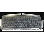 Viziflex Anti Microbial Keyboard Cover for Dell Keyboard Model KB212B, SK8120, L50U, KB4021