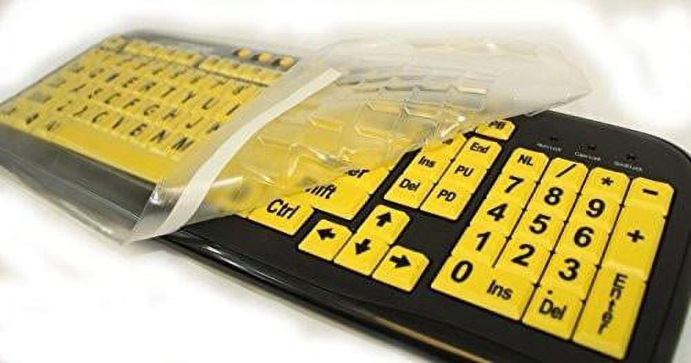 Viziflex Seels EZ SEE LARGE PRINT KEYBOARD COVER Keyboard Not