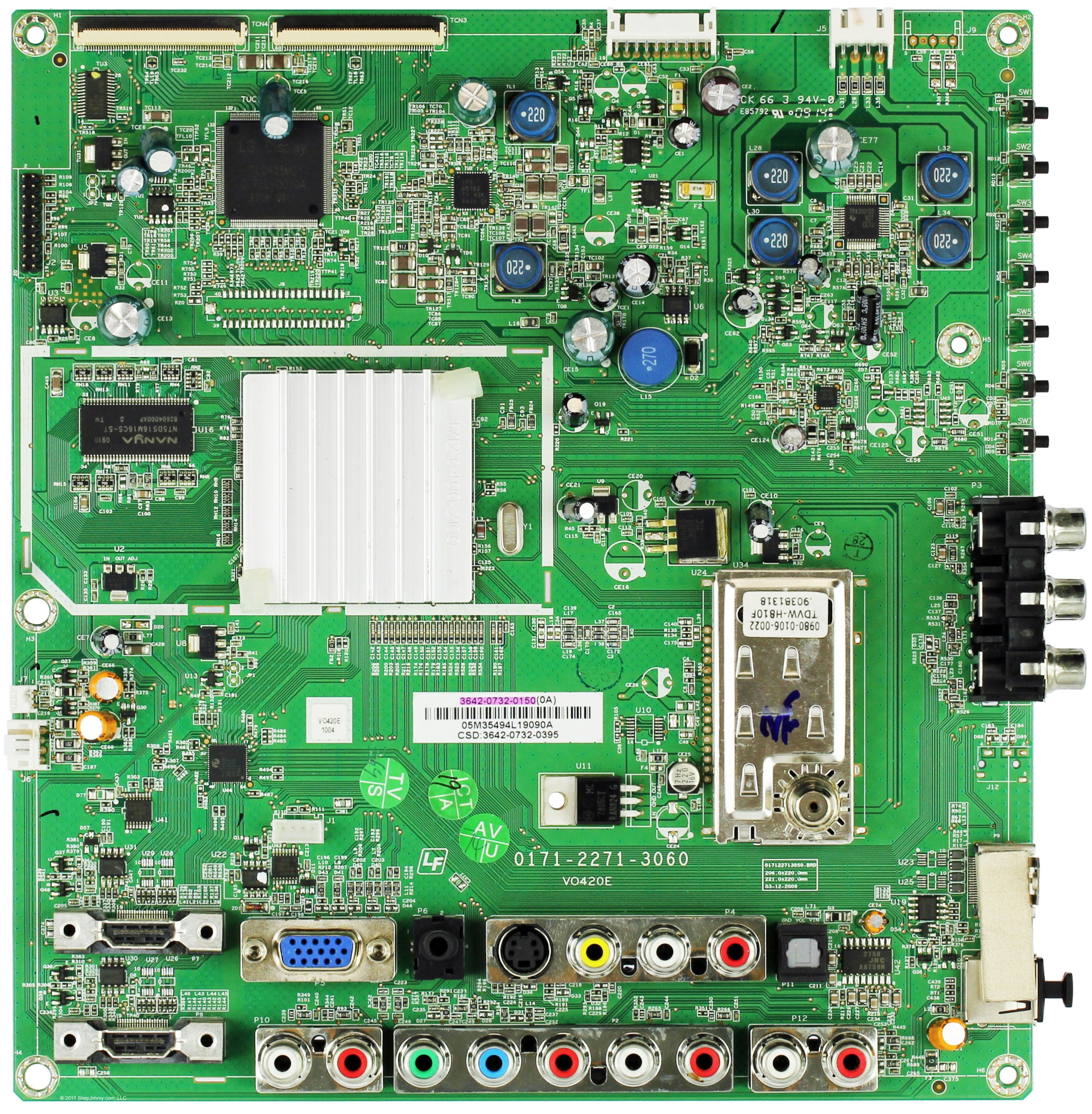 Vizio 364207320150 (017122713060) Main Board for VO420E