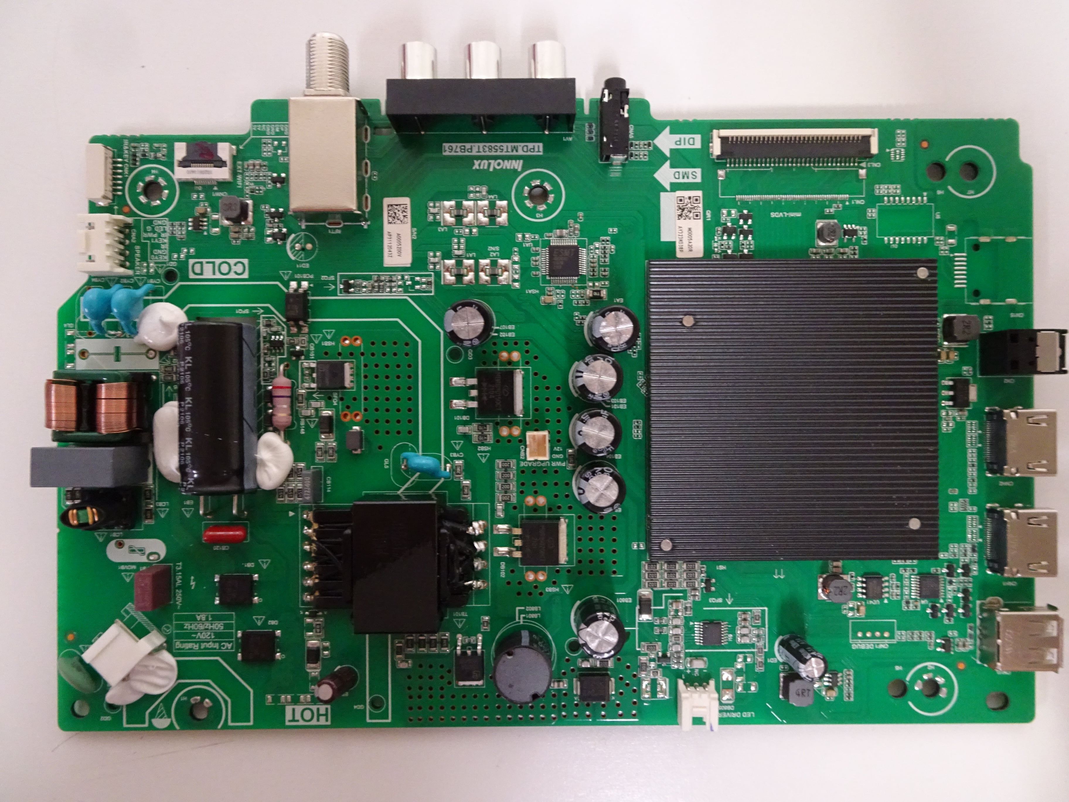 Vizio D32HJ09 Main Board (A0005Z00V, TPD.MT5583T.PB761) 6M03A0005Z00V