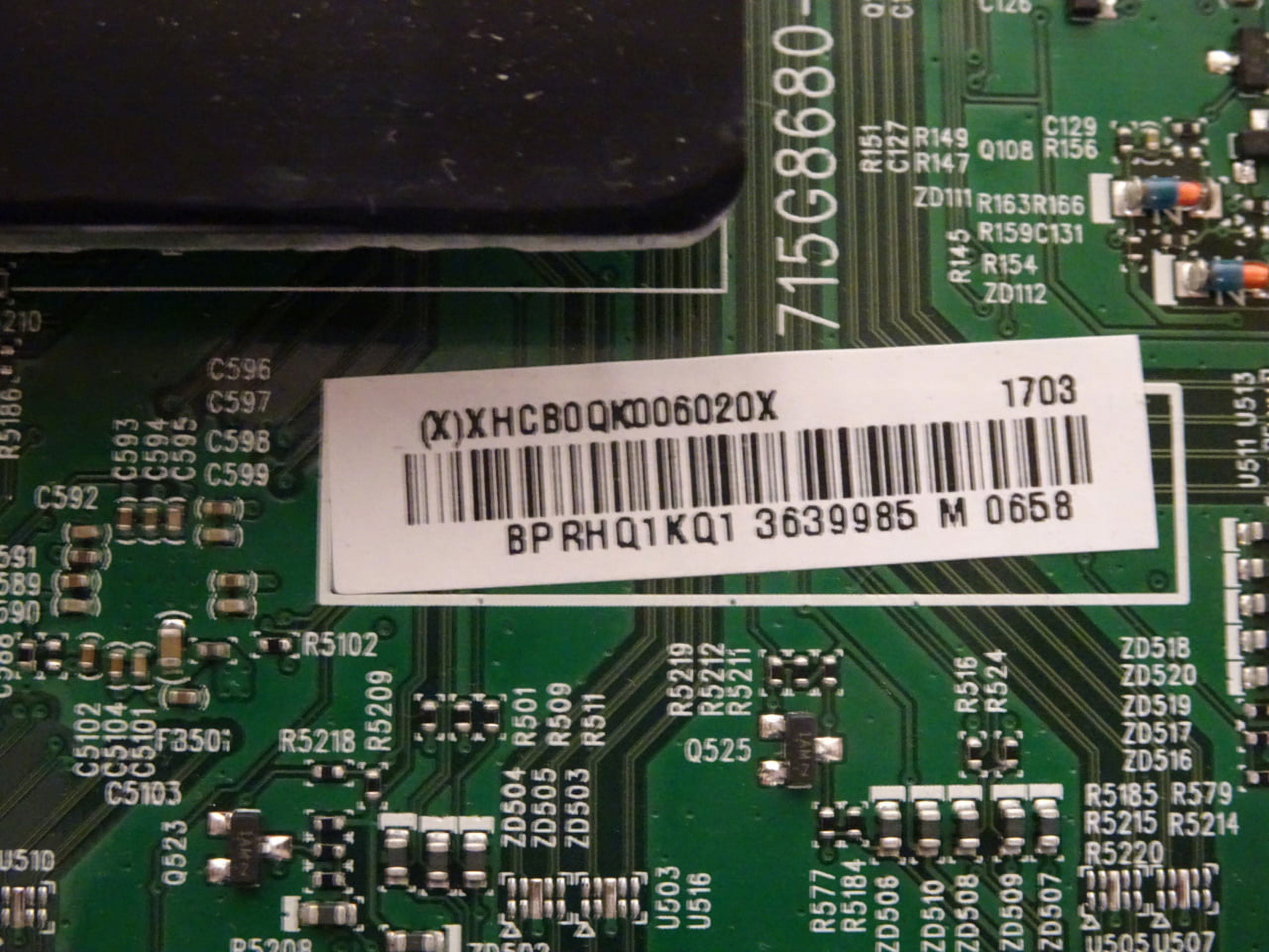 Vizio D50E1 Main Board (XHCB0QK0060) 756TXHCB0QK0060