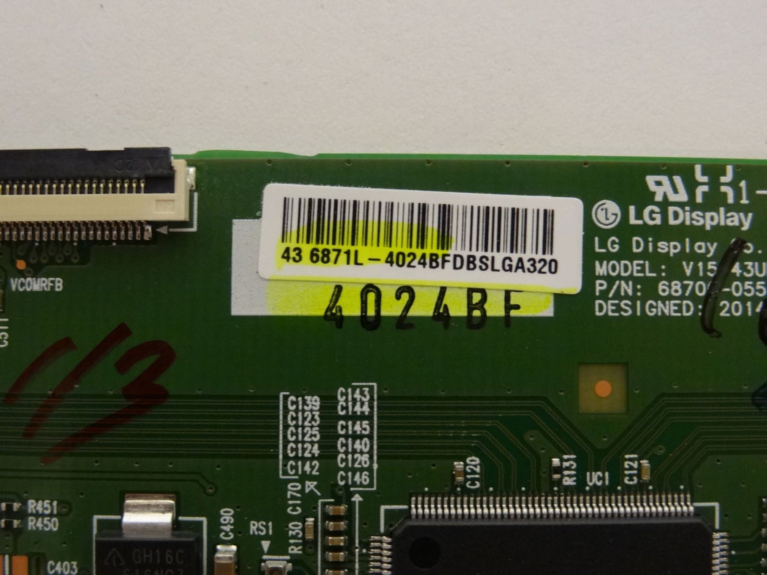 Vizio E43UD2 TCon Board 6870C0552A 6871L4024B