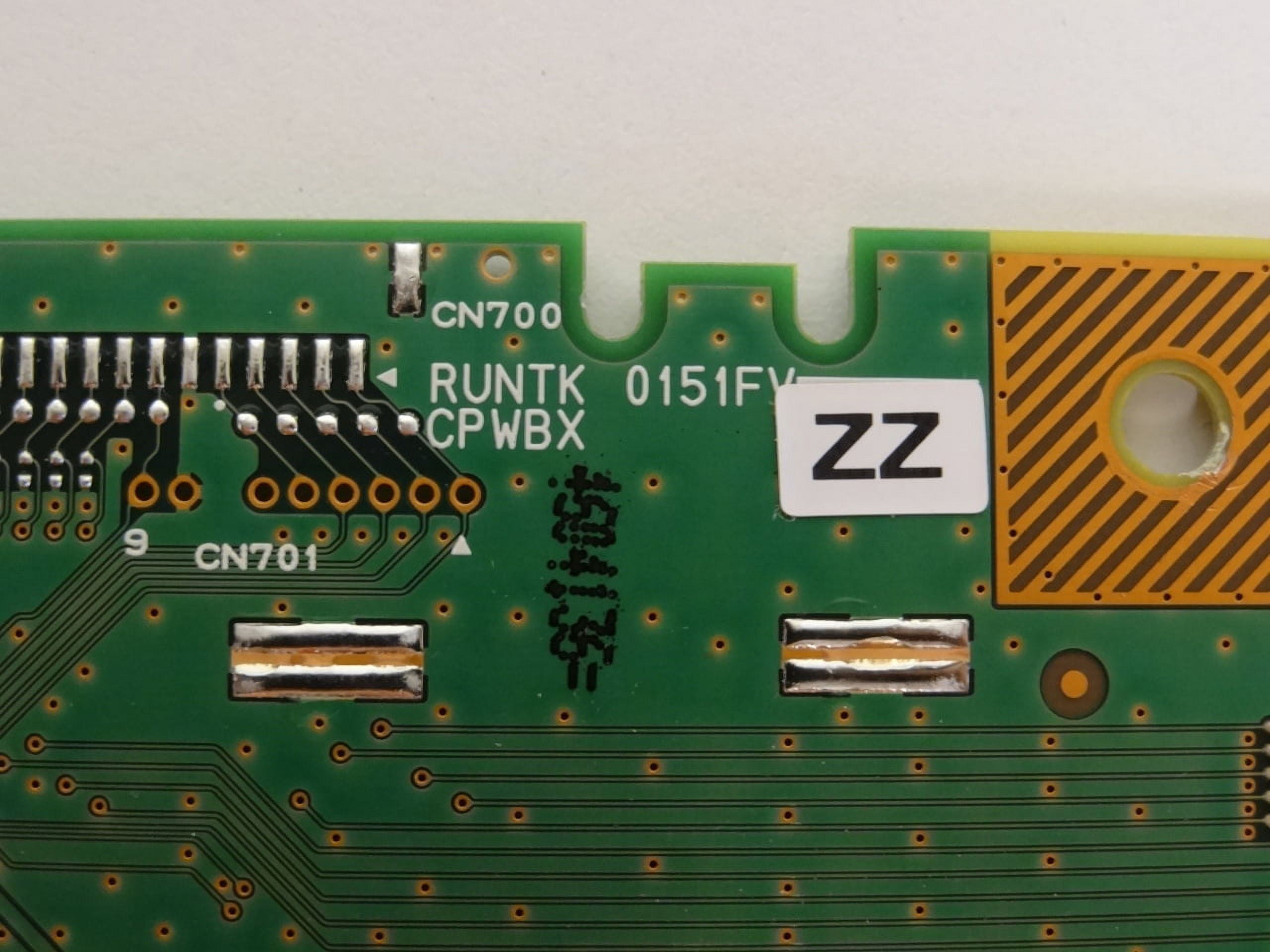 Vizio M70D3 TCon Board (1P0158X004010) RUNTK0151FVZZ