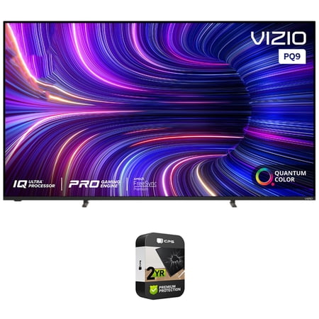 Vizio P65Q9-J01 P-Series Q9-J01 65" Class HDR 4K UHD Smart Quantum Dot LED TV Bundle with 2 Year Premium Extended Warranty
