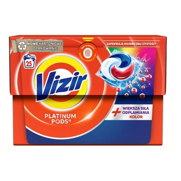 Vizir Laundry Platinum Pods Color 25 Washes