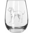 thumbnail image 1 of Vizsla Alternate Dog Themed Etched 15.25oz Libbey Stemless Wine Glass, 1 of 1