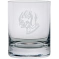 thumbnail image 1 of Vizsla Alternate Dog Themed Etched All Purpose 10.25oz Rocks Glass, 1 of 1